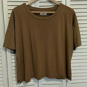 MADEWELL Boxy crop top